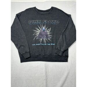 Pink Floyd The Dark Side of the Moon Graphic Sweatshirt XXL Pullover Band Tee‎